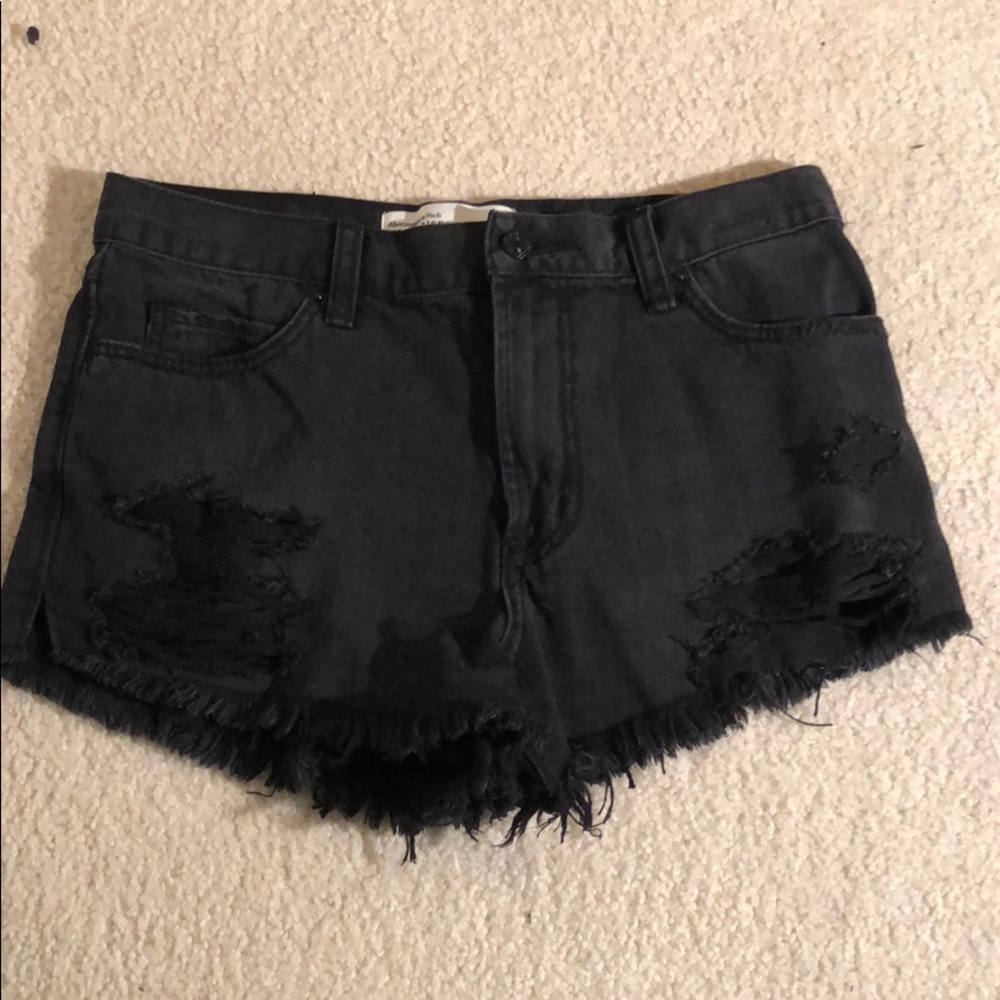 Abercrombie black shorts
